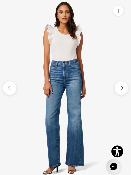 Joe's Jeans Denim - Joe’s Jeans “The Mia” High-Rise Wide Leg Sz 25